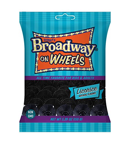 Licorice Bags Broadway on Wheels - 5.29oz (12 Pack) | Bulk Candy for Parties, Movie Nights & Office Snacks