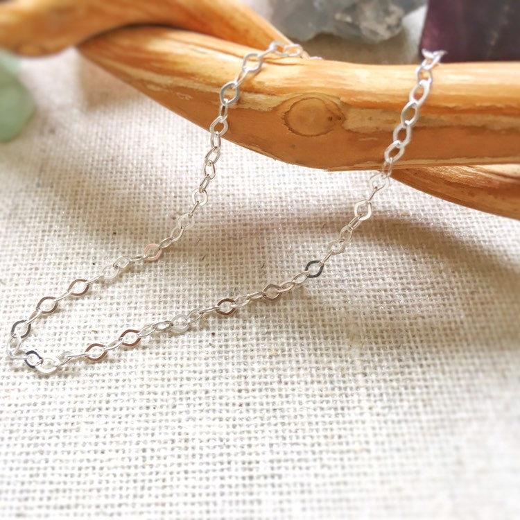 Custom Length 0925 Sterling Silver Chain for Men & Women - Adjustable Necklace for Layering, Gifts & Everyday Wear