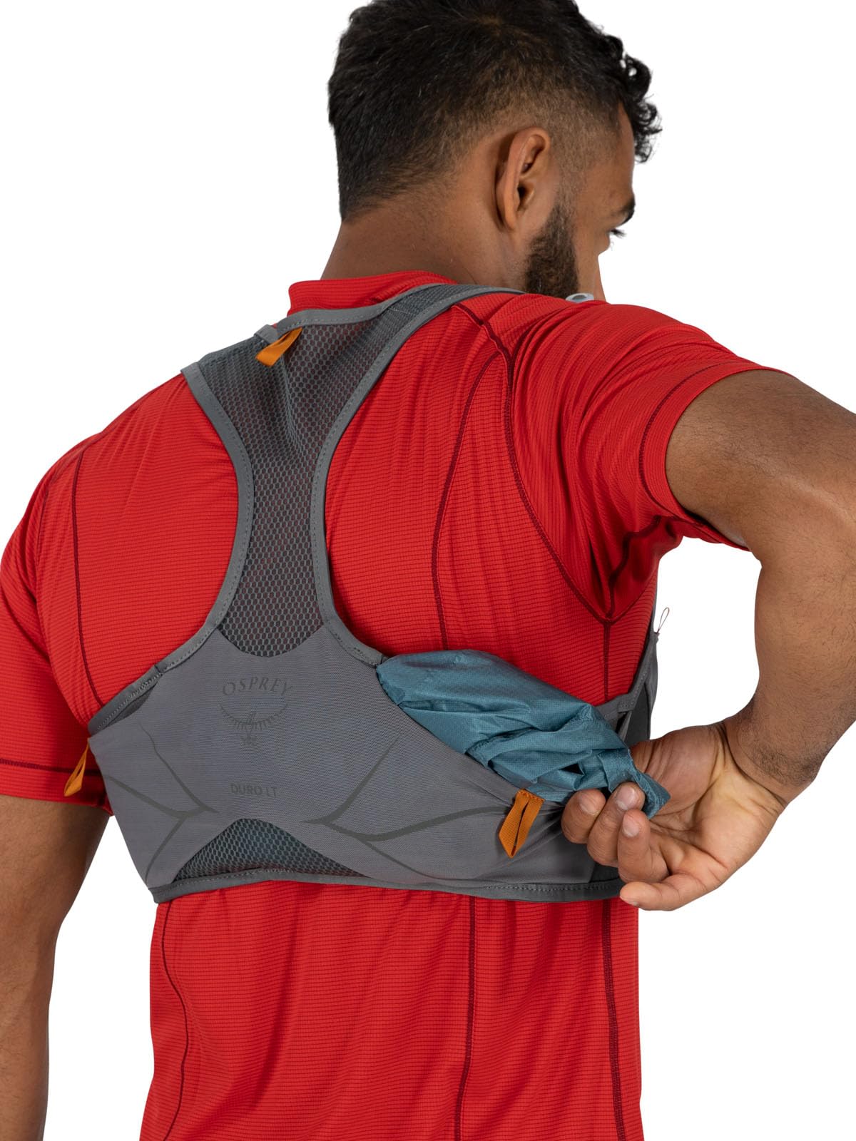 Osprey Duro LT Men's Running Hydration Vest with Hydraulics Soft Flasks - Lightweight Trail Running Pack for Marathon, Hiking & Outdoor Adventures