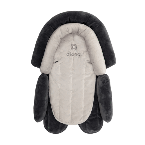Diono 2-in-1 Baby Head Support Pillow - Soft & Comfortable Infant Head Cushion for Car Seats, Strollers & Travel - Newborn to Toddler Support