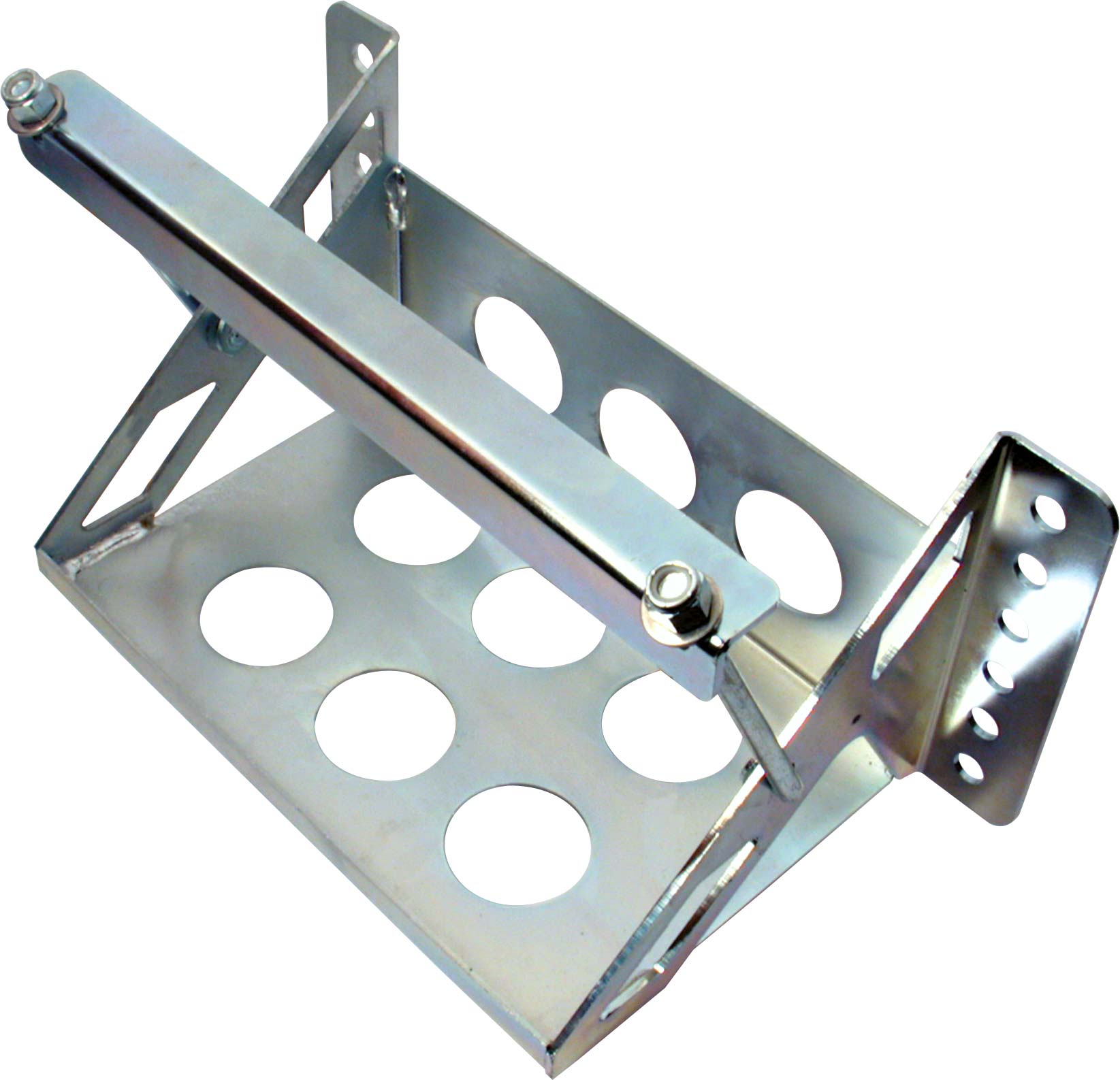 All Star Performance Zinc Plated Frame Mount Battery Tray - Heavy Duty Universal Car Battery Holder - Perfect for Automotive, Marine & RV Applications