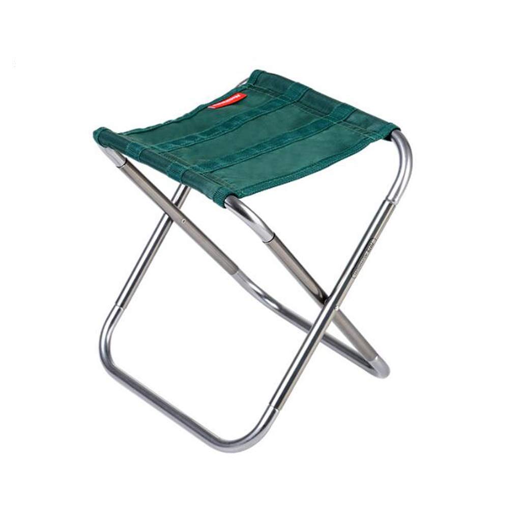Portable Aluminum Folding Camping Chair - Lightweight Oxford Cloth Outdoor Chair for Fishing, Picnic, BBQ & Travel - Compact Foldable Stool with Carry Bag for Backpacking, Beach & Tailgating