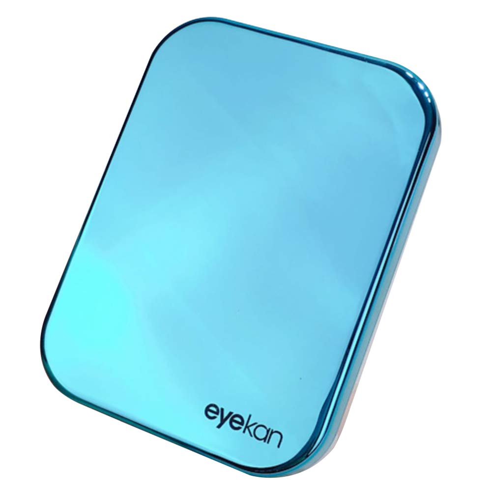 Hemoton Travel Contact Lens Case with Mirror - Blue for Storage & Travel