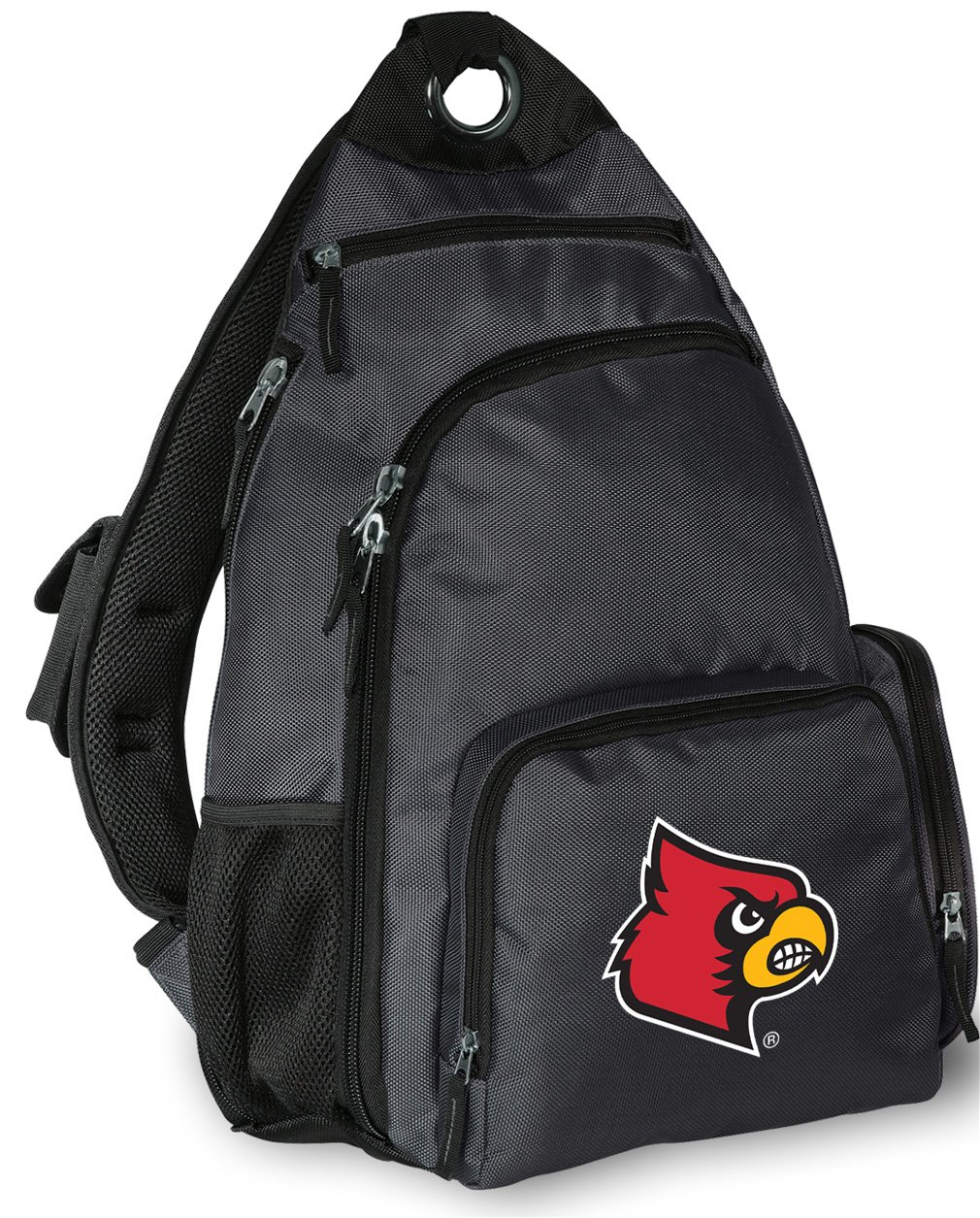 University of Louisville Cardinals Sling Bag - Adjustable Crossbody Backpack for School, Travel & Sports - Lightweight & Durable College Fan Gear