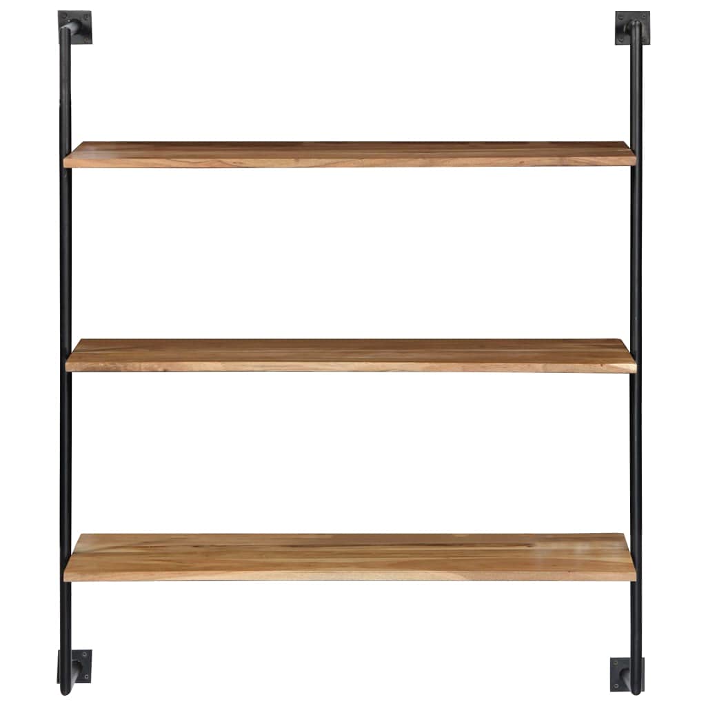 Estink 3-Tier Wall Mounted Storage Shelf - Space Saving Organizer for Bathroom, Study Room & Office - Perfect for Towels, Books & Home Decor