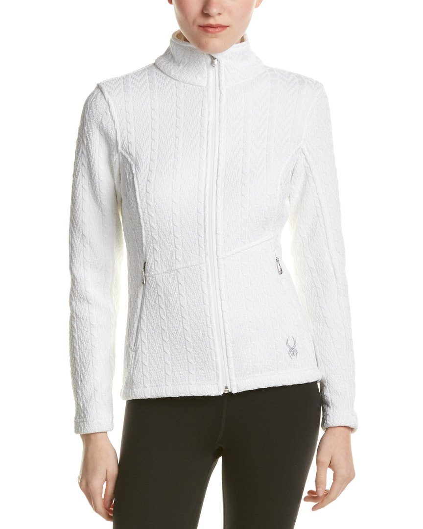 Spyder Women's Major Cable Stryke Fleece Jacket - Warm Winter Outerwear for Skiing & Outdoor Activities