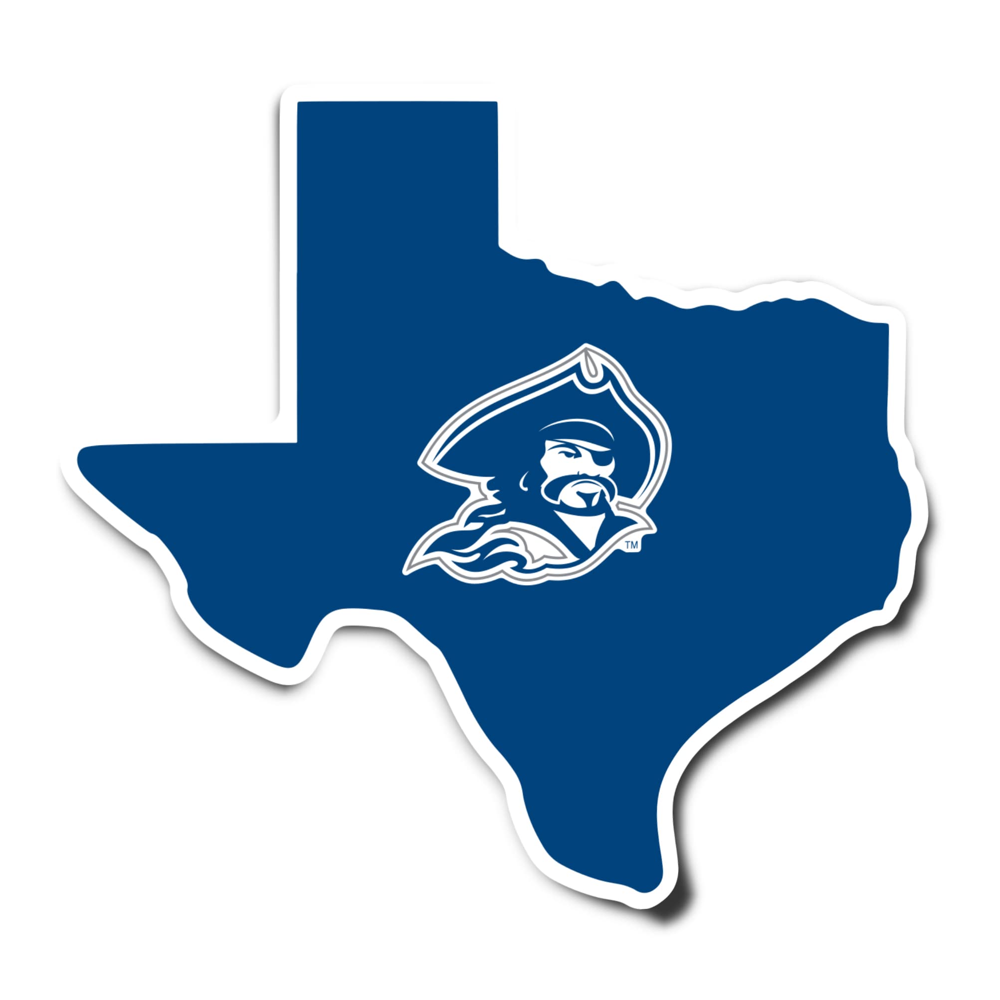 Desert Cactus Blinn College Buccaneers Vinyl Decal - Waterproof Sticker for Laptop, Water Bottle, Car, Scrapbook & DIY Crafts - Perfect for School Spirit, College Pride & State Border Decorations