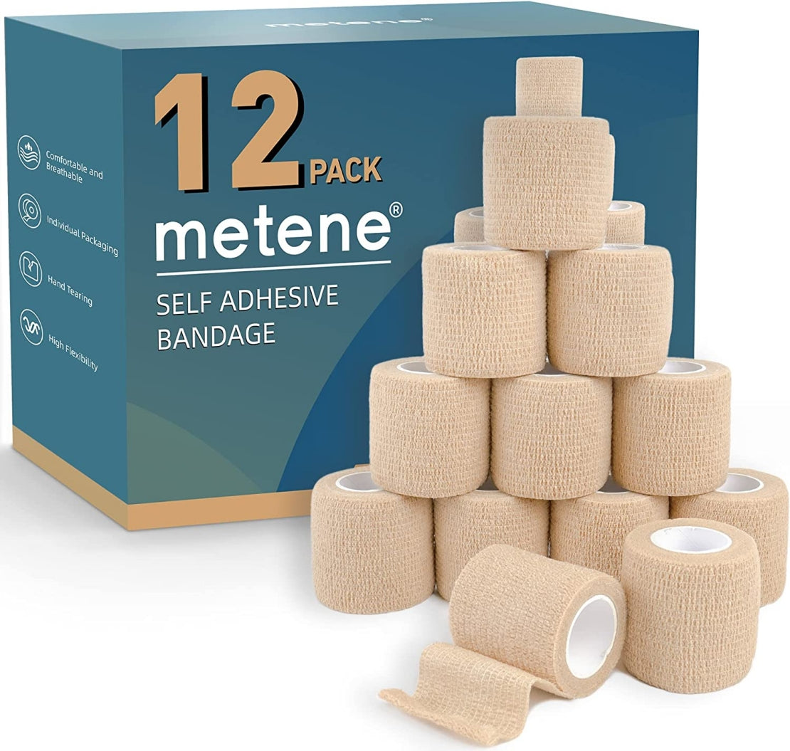 Metene 12 Pack Adhesive Bandages - 2