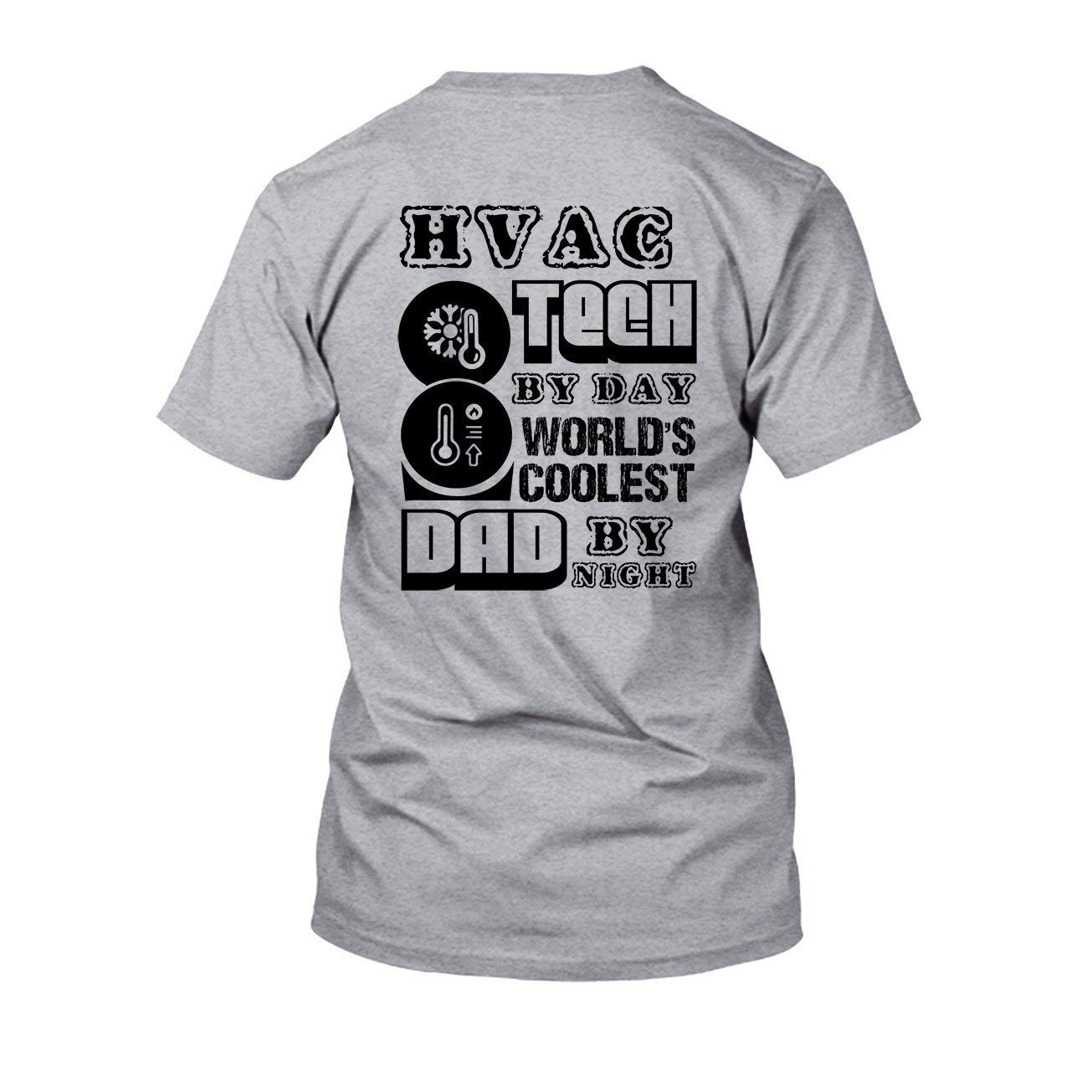 LookPink HVAC Tech Dad T-Shirt for Men & Women - Funny HVAC Technician Gift Idea - Perfect for Father's Day, Birthday & Work Appreciation