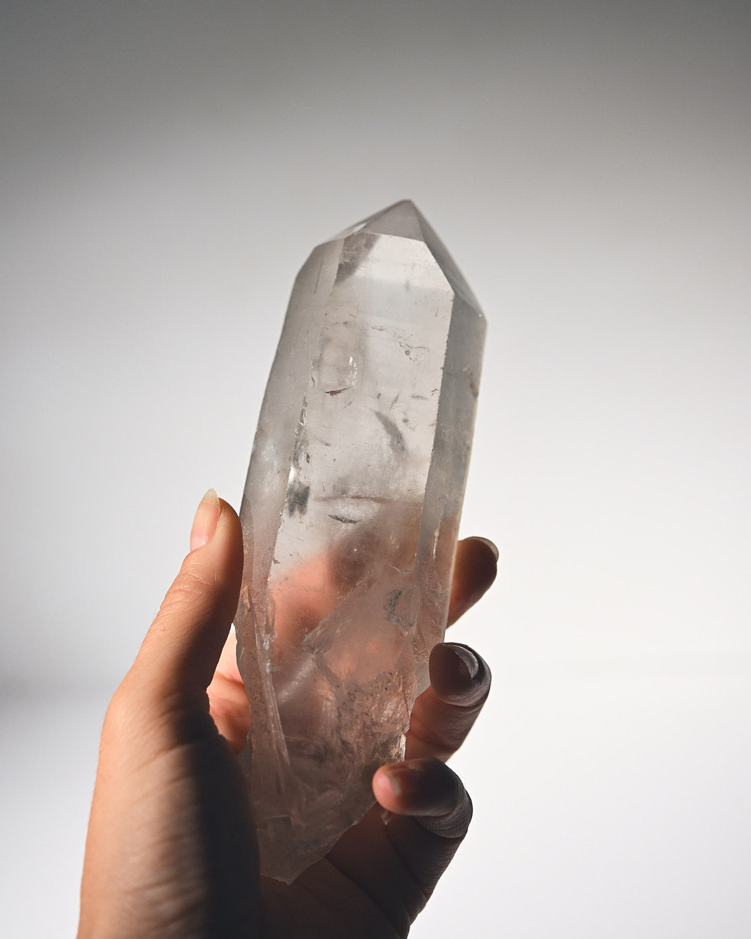 6 Inch Clear Quartz Healing Wand - Natural Crystal for Meditation, Reiki, Energy Cleansing & Spiritual Growth | Perfect for Yoga, Chakra Balancing & Home Decor