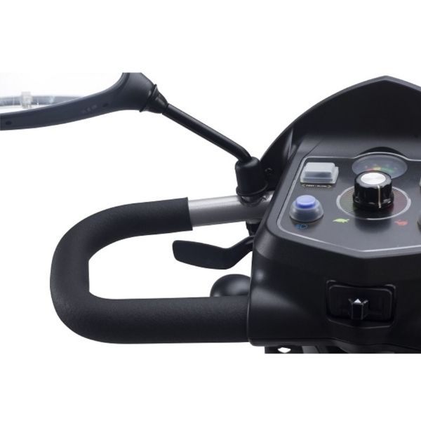Drive Medical Ventura DLX Deluxe 3 Wheel Mobility Scooter - Lightweight Electric Scooter for Adults & Seniors - Indoor/Outdoor Use for Shopping, Travel & Daily Mobility