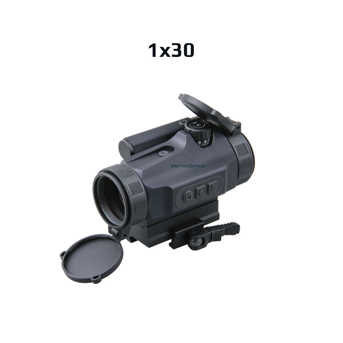 Vector Optics Nautilus GenII QD 1x30 Red Dot Reflex Sight Scope - 3 MOA Auto Light Sensing for Hunting, Shooting | Compatible with AK47, AR-15, 9mm Pistols | Ideal for Tactical, Home Defense & Outdoor Range Practice