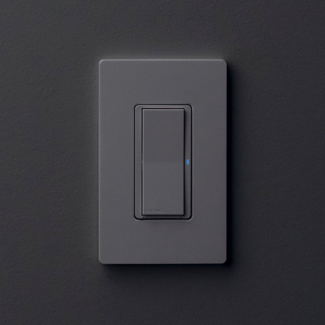 Lutron Claro Smart Switch for Caséta Smart Lighting System | Neutral Wire Required | DVRF-5NS-WH | White | Perfect for Home Automation & Smart Lighting Control
