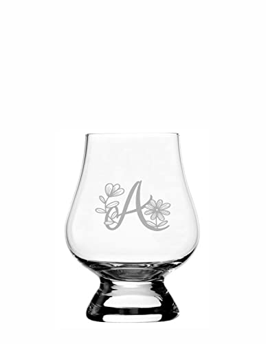 Monogram Etched 2.5oz Whisky Glass - Gift for Whisky Lovers & Bar Use