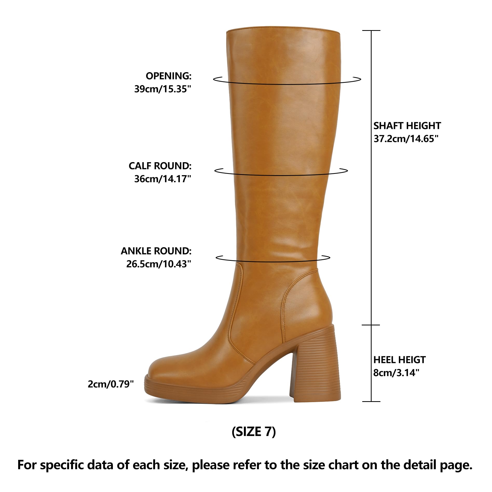 SOVANYOU Women's Black Leather Platform Boots - Square Toe Chunky Block Heel Ankle Boots for Fall Winter Fashion, Office & Night Out