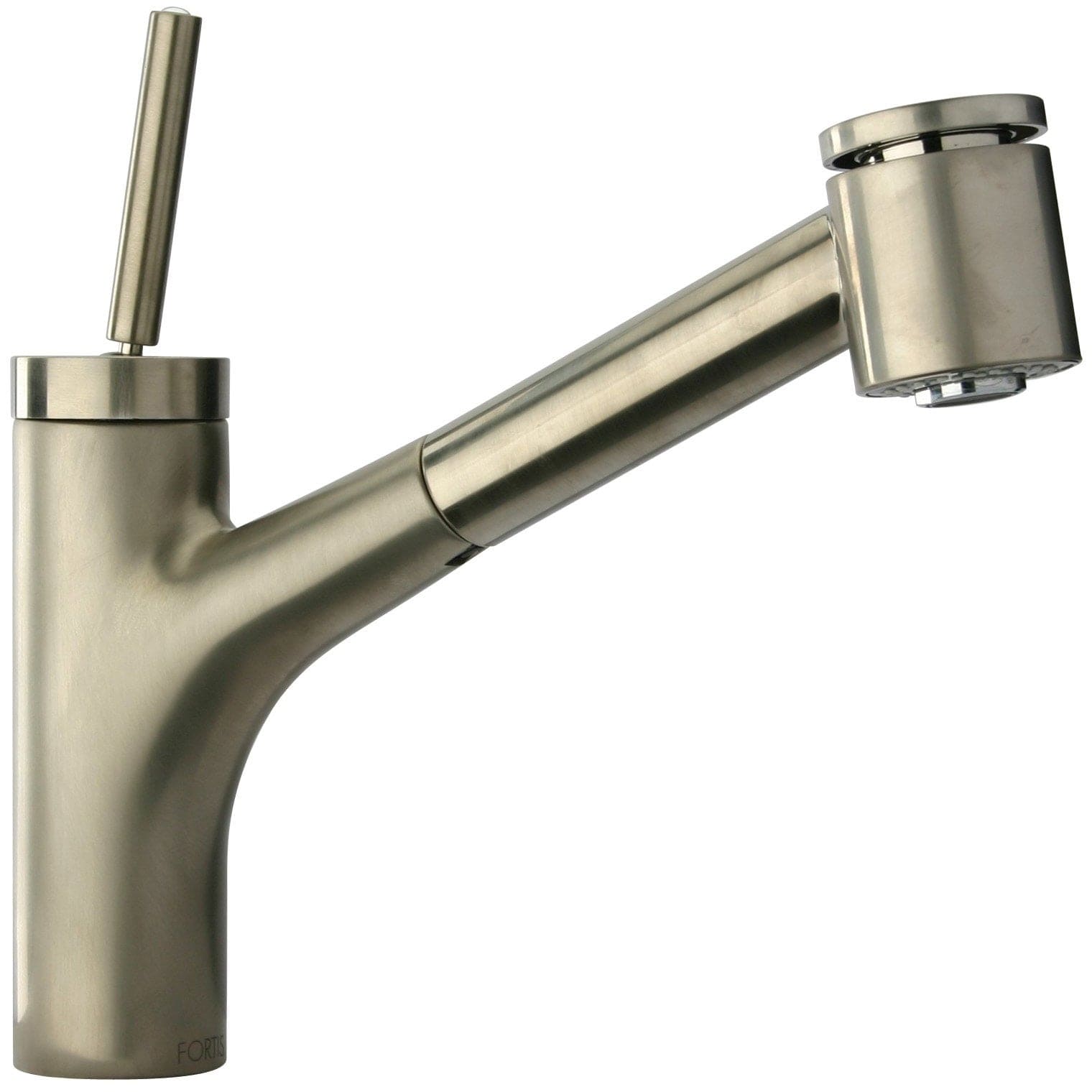 LATOSCANA Elba Single Handle Pull Out Kitchen Faucet with 2 Function Sprayer (Stream/Spray) - Modern Stainless Steel Sink Faucet for Easy Dishwashing and Food Prep