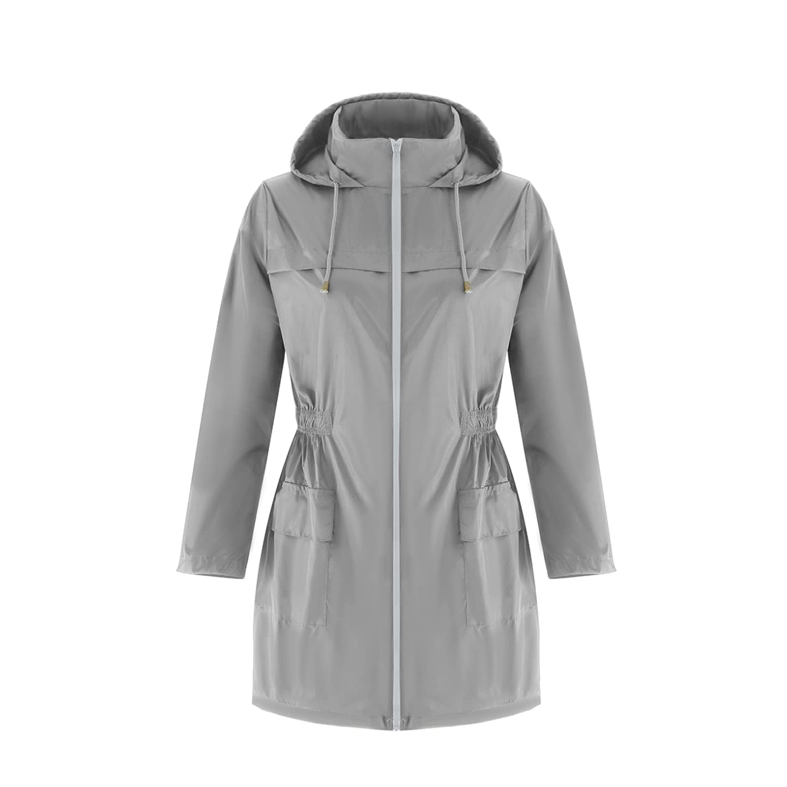Women's Waterproof Rain Jacket with Hood - Lightweight Windbreaker for Outdoor Hiking, Travel & Active Lifestyle - All-Weather Protection for Rainy Days & Adventures