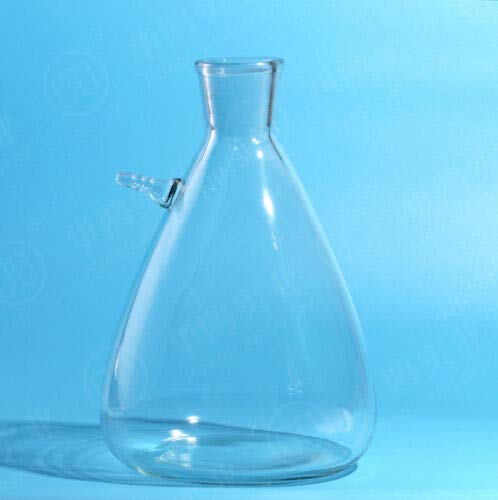 20000ml (20L) Heavy Wall Borosilicate Glass Filtering Flask - Lab Grade Filtration Bottle for Chemistry Experiments, Distillation & Scientific Research