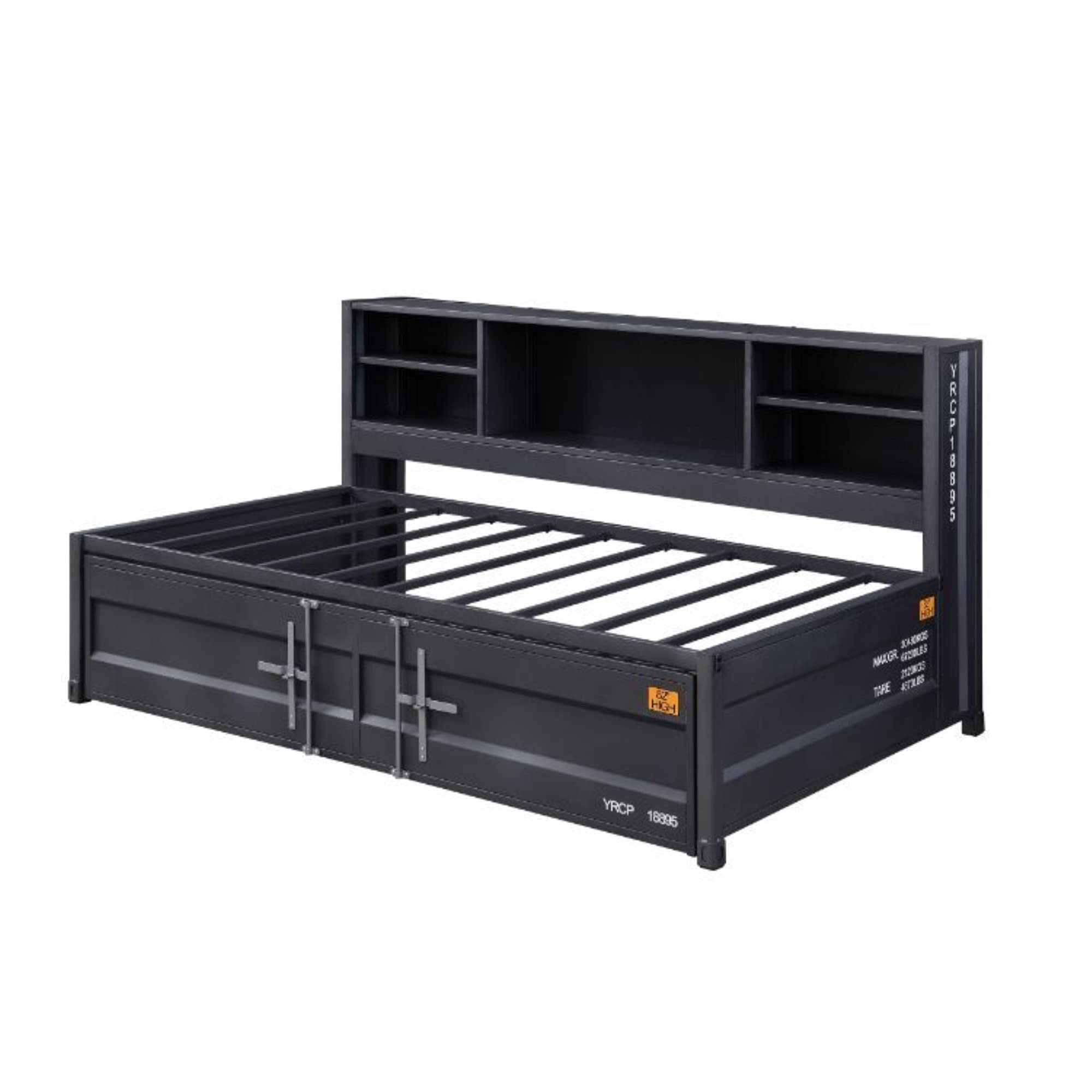 Ergonomic Storage Daybed with Trundle - Convertible Sleeper Sofa for Guest Room, Living Room & Small Spaces