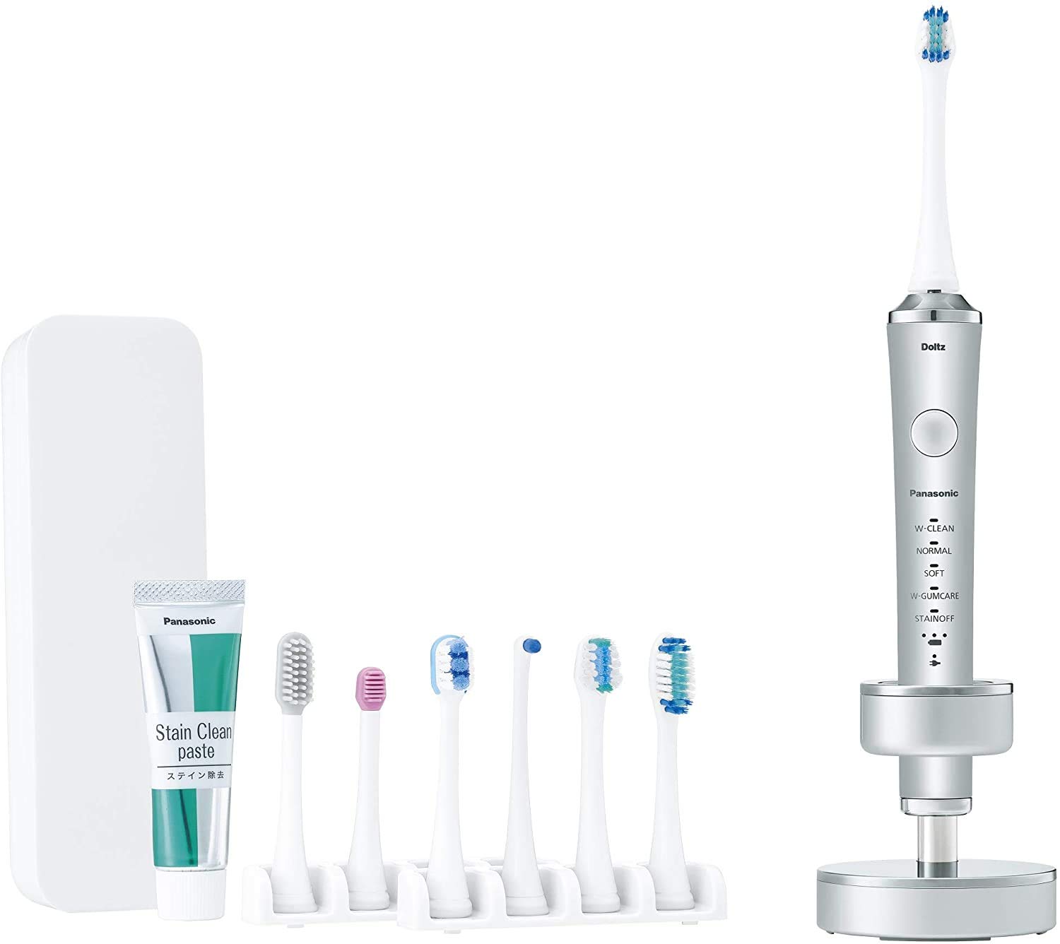 Panasonic EW-DP53-S Sonic Vibration Electric Toothbrush - Silver | Advanced Deep Cleaning for Whitening & Gum Care | Perfect for Travel & Daily Oral Hygiene Routine
