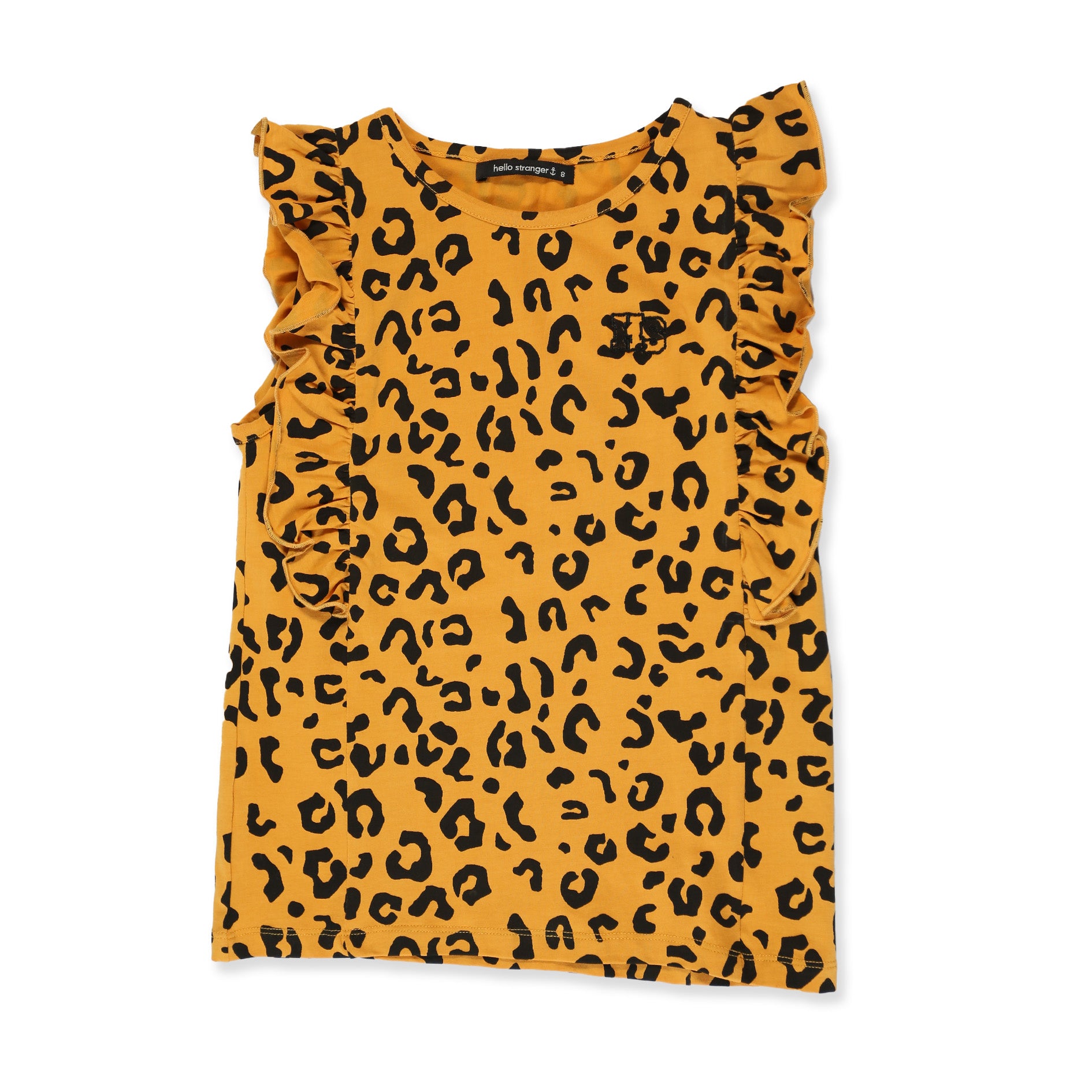 Hello Stranger Dash Top Mustard Leopard Print Women's Blouse - Stylish Casual Wear for Work, Date Night & Everyday Outfits