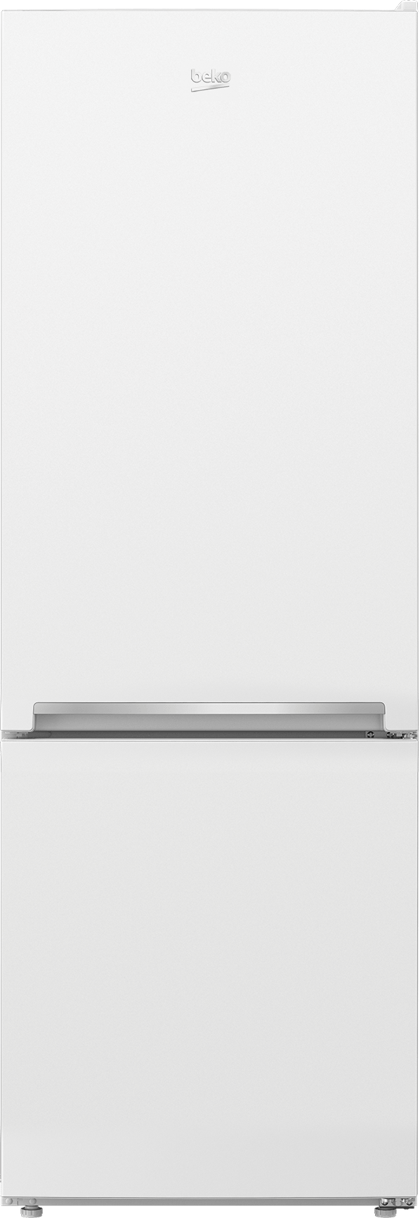 Beko BFBF2414WHIM 24 Inch Bottom Freezer Refrigerator with Ice Maker - Energy Efficient Stainless Steel French Door Fridge for Kitchen, Home & Office Use