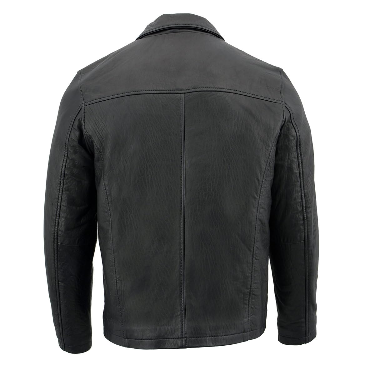 Premium Milwaukee Leather SFM1875 Men's New Zealand Lambskin Leather Jacket with Shirt-Style Collar - Stylish & Durable Outerwear for Motorcycle Riding, Casual Wear & Outdoor Adventures