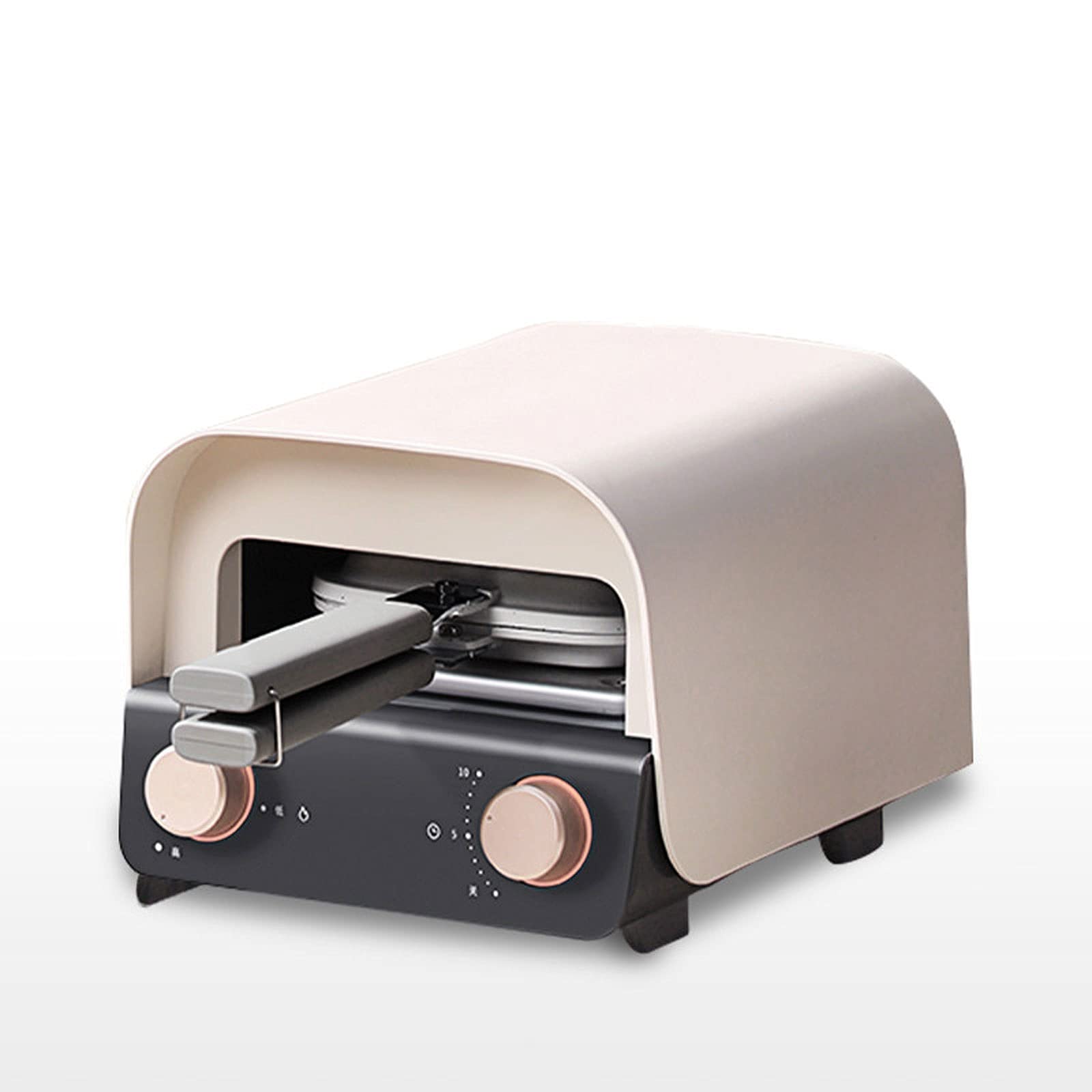2-Slice Toaster for Sandwiches, Bagels & Waffles - Double-Sided Baking, Easy to Clean, Healthy Breakfast Maker - Perfect for Home, Office & Dorm Use