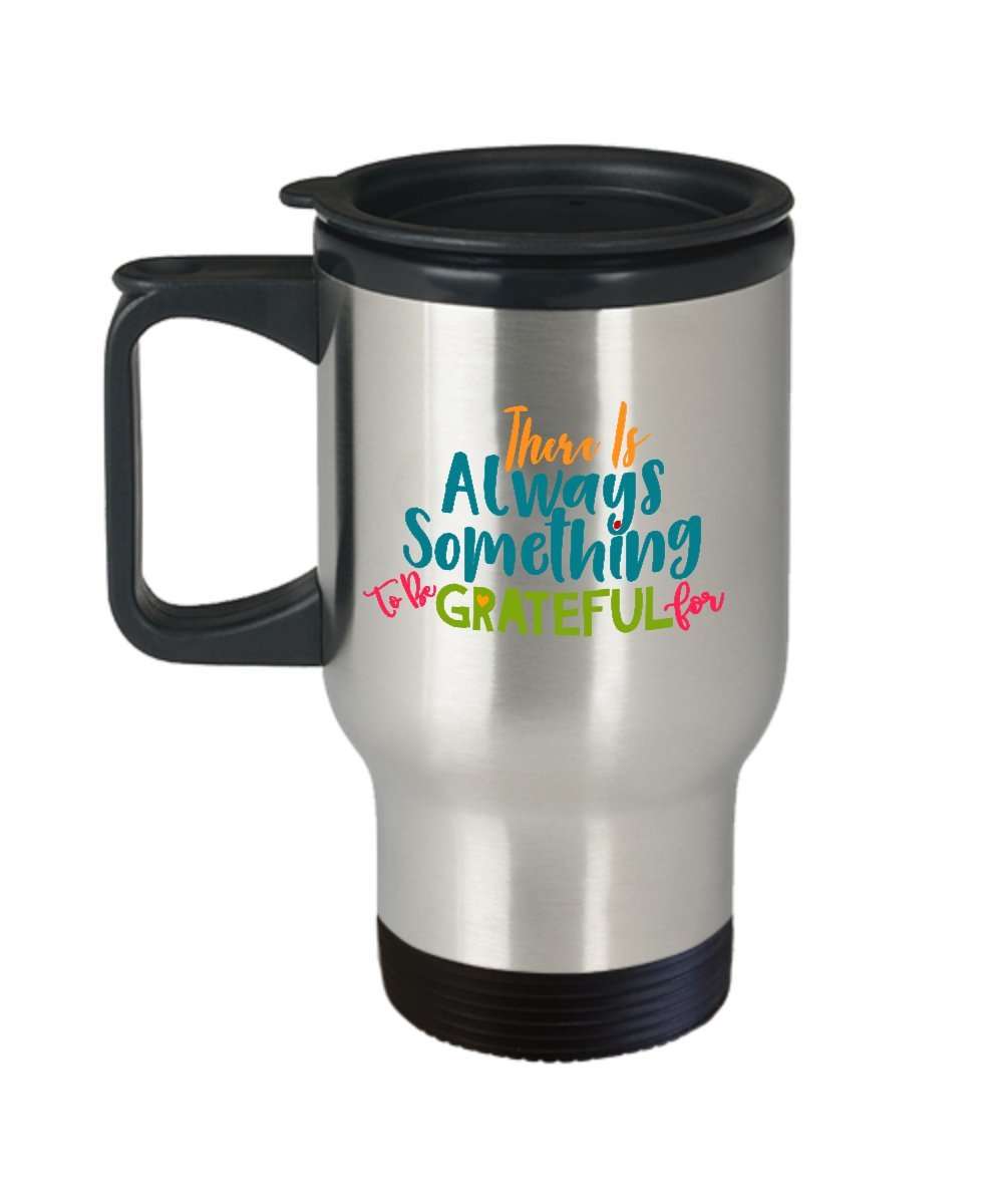 Funny Thanksgiving Travel Mug - Insulated Porcelain Coffee Cup with Inspirational Quote | Perfect for Holiday Gifts, Office Use & Road Trips | Great Christmas Present for Friends & Family