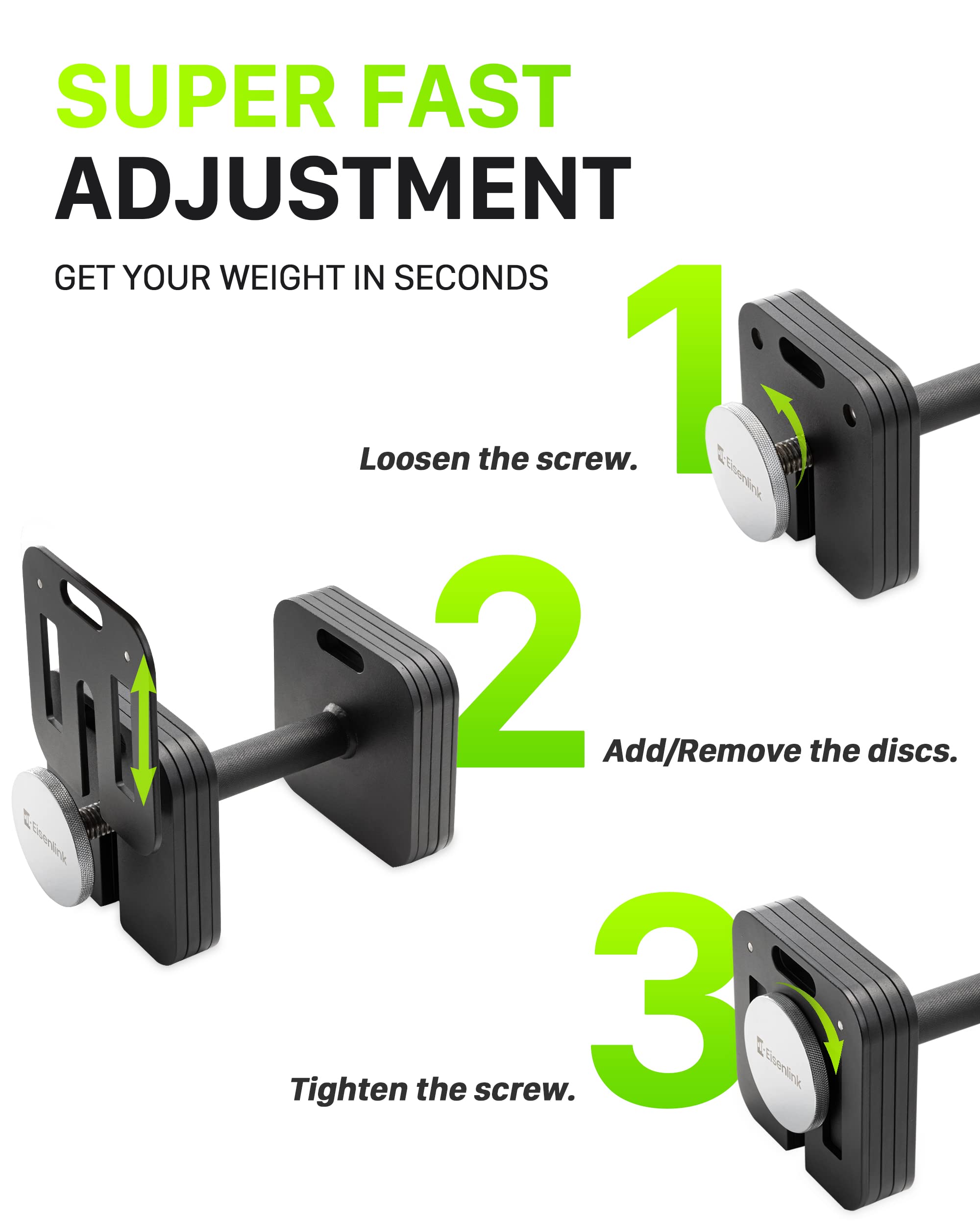 Adjustable Dumbbell Set 10-50/80lbs with 5lb Increments - Quick Lock Square Weight Dumbbells for Home Gym, Strength Training & Full Body Workouts - Perfect for Weight Lifting, CrossFit & Home Fitness (50/80lb×2)