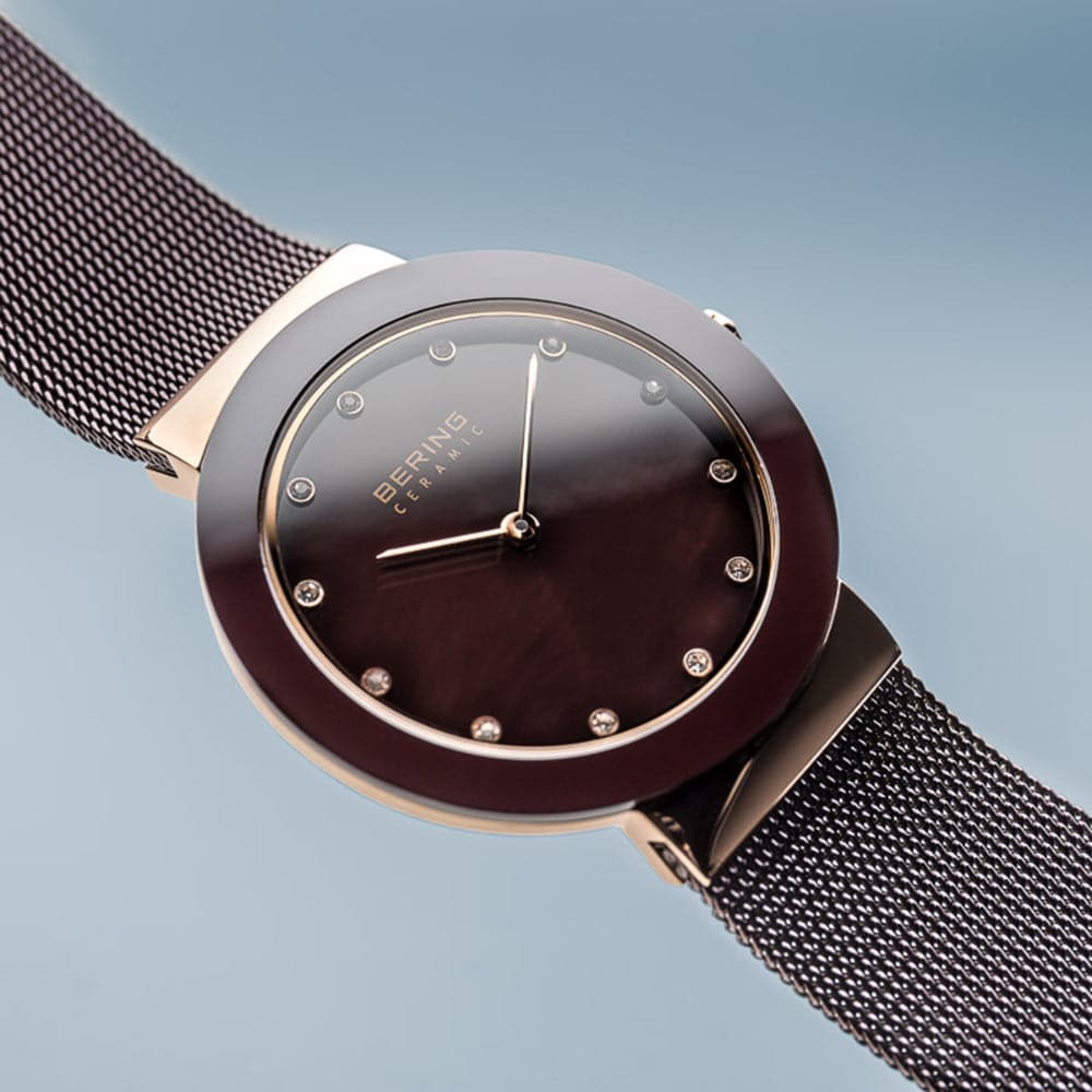 BERING 11435-262 Ceramic Women's Watch - Elegant & Durable Timepiece for Everyday Wear, Office & Special Occasions