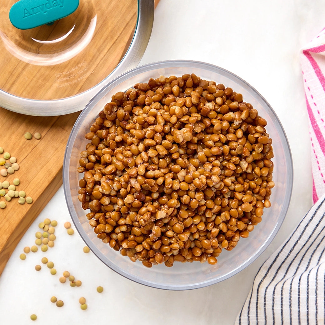How to Cook Brown Lentils in the Microwave - Quick & Easy Recipe for Healthy Meals | Perfect for Meal Prep, Soups & Salads