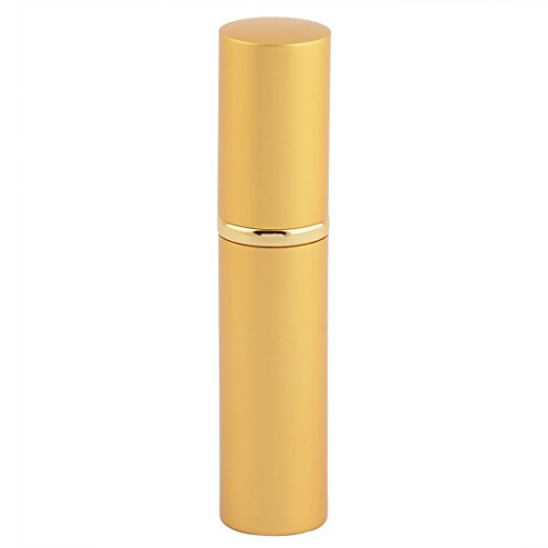 Ubersweet® Gold Tone Refillable Perfume Spray Bottle - Travel & Wedding Essential, Portable Atomizer for Fragrance On-The-Go