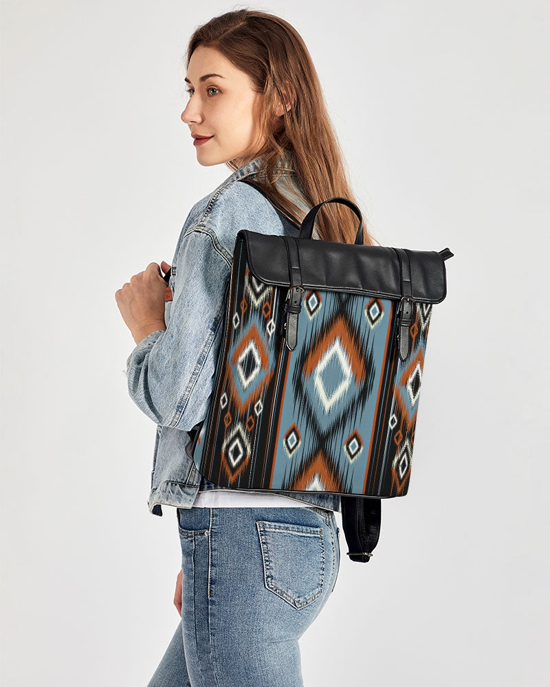 Stylish Night Walk Pattern Casual Flap Backpack for Women & Men - Lightweight Travel Daypack for School, Work, Hiking & Outdoor Adventures