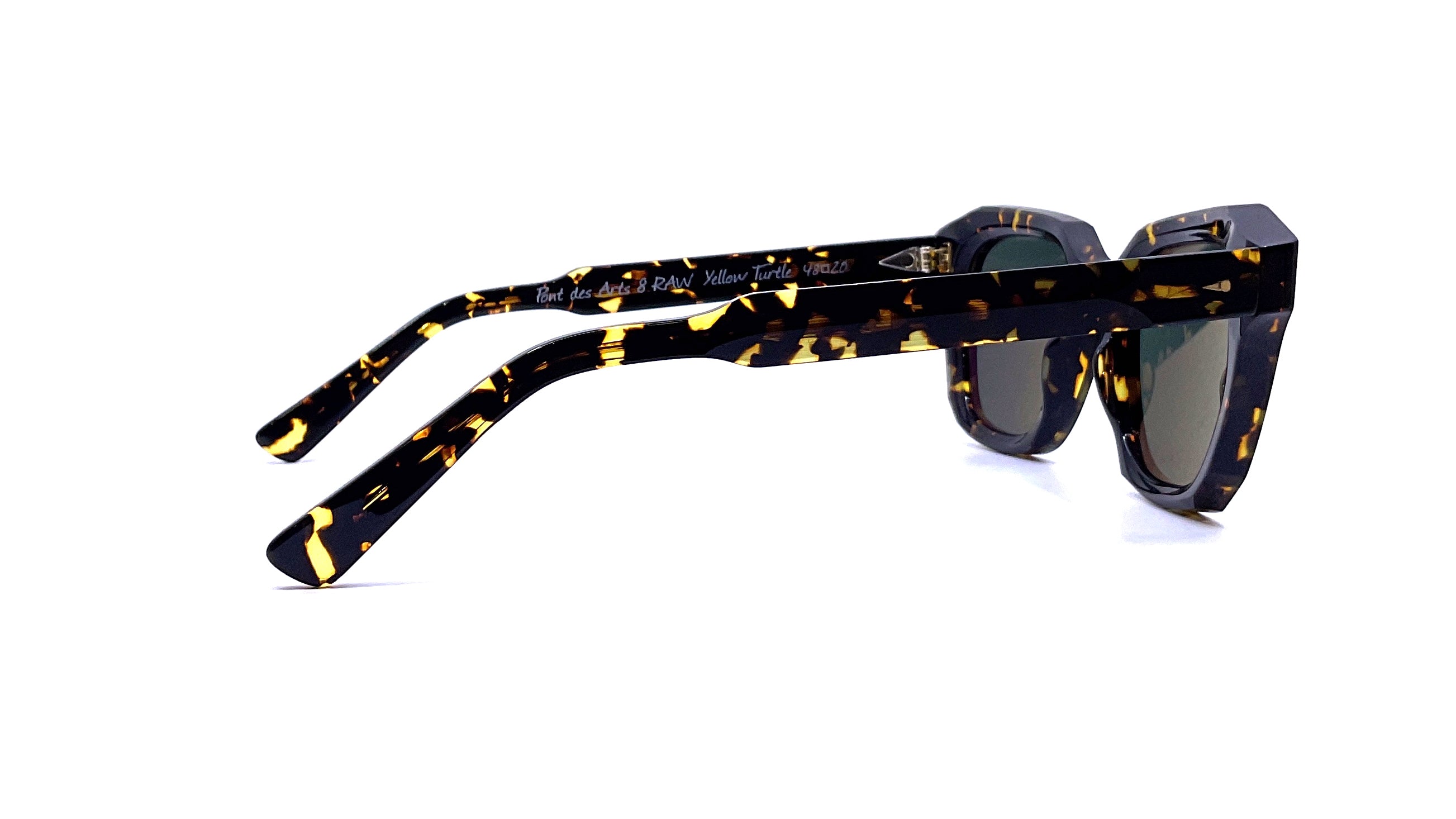 Ahlem Pont des Arts Sun (Yellow Turtle) Sunglasses - UV Protection, Polarized Lenses for Women & Men - Perfect for Beach, Driving & Outdoor Activities