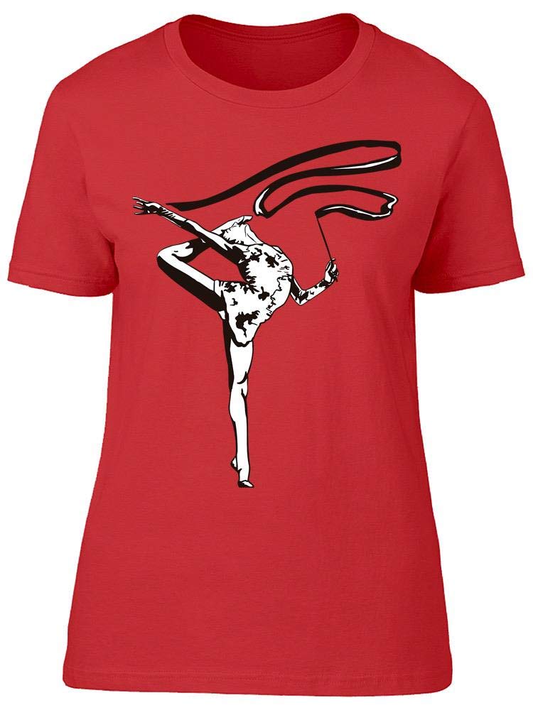 Smartprints Rhythmic Gymnastics T-Shirt for Women - Breathable & Stylish Activewear for Training, Competition & Dance Performance