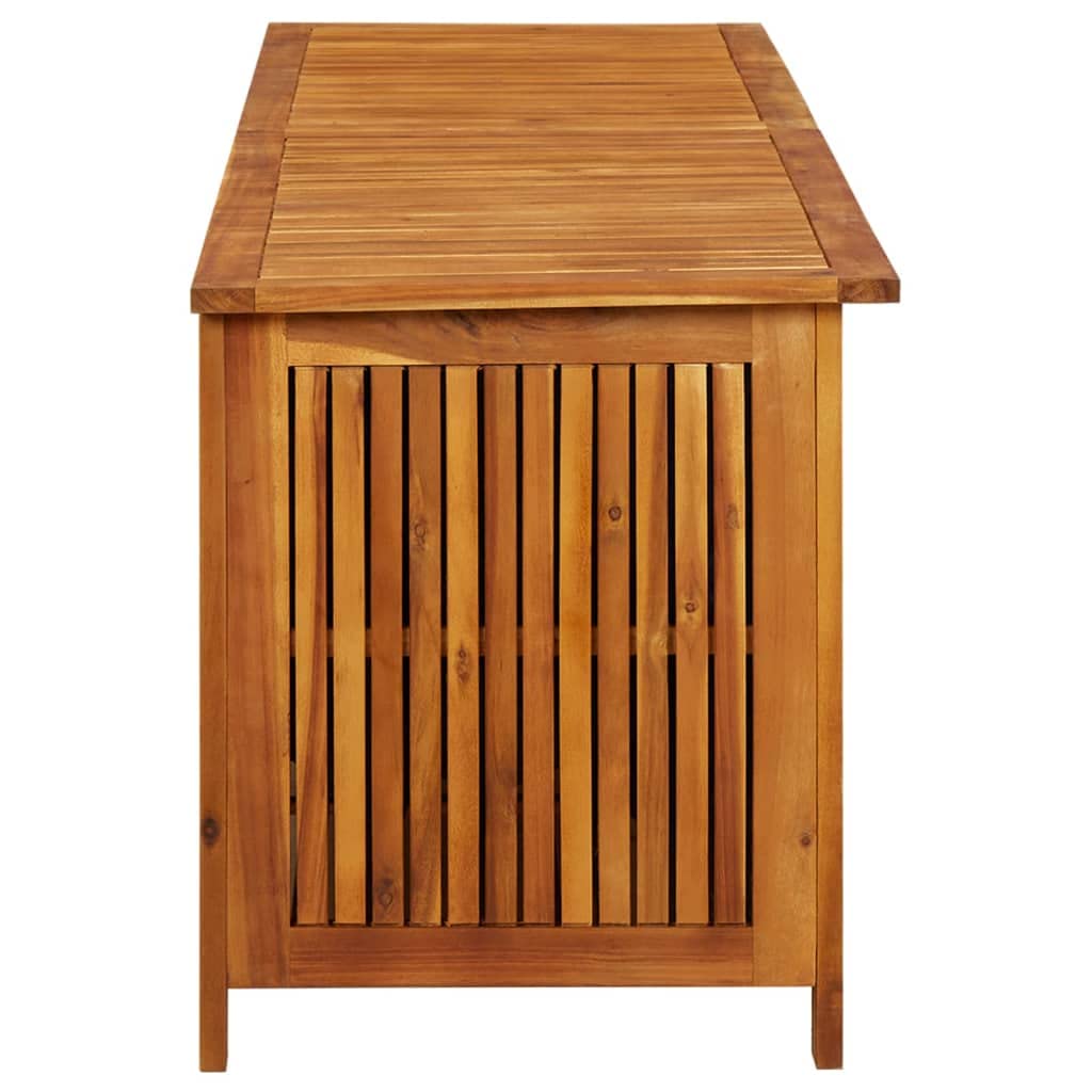 Premium Acacia Wood Patio Storage Box with Waterproof Lid - 68.8