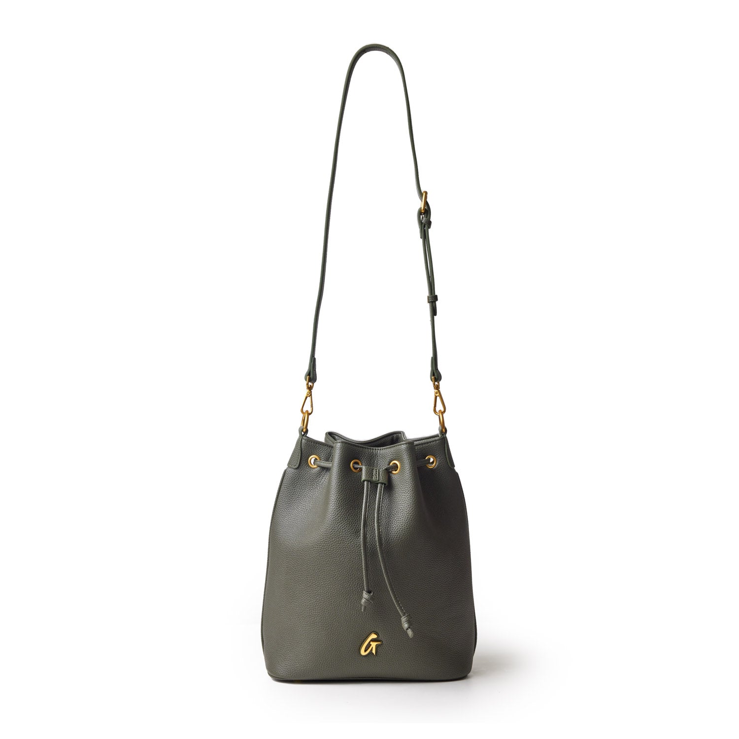 Large Pebble Bucket Bag in Olive Green - Stylish & Spacious Handbag for Women, Perfect for Travel, Shopping & Everyday Use