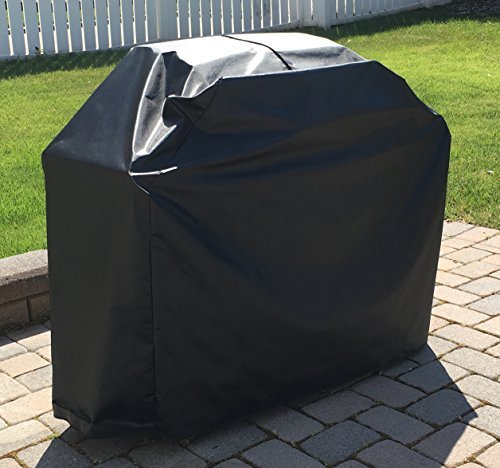 Comp Bind Technology Waterproof Black Grill Cover for Char-Broil SmartChef 3 Burner Gas Grill 463346017, 51''W x 23.5''D x 47'H, Ideal for Outdoor BBQ and Patio Protection