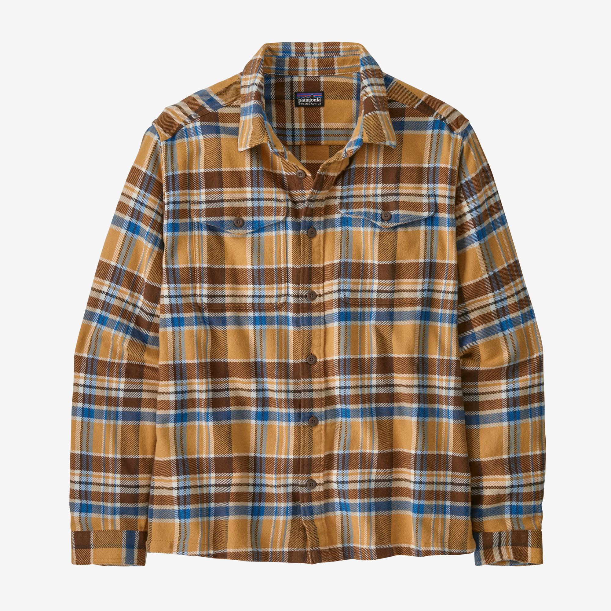 Men's Fjord Flannel Shirt - Soft Plaid Long Sleeve Button Down for Casual Wear & Outdoor Activities | Perfect for Fall, Winter & Camping