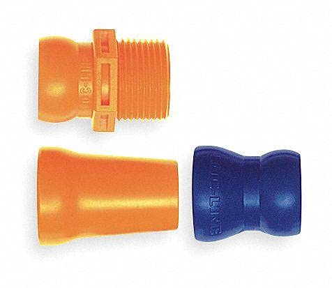 Loc-Line 3/4 Inch Flexible Hose Kit - Acetal Copolymer (Pack of 2) - Ideal for Coolant Systems, Air Lines & Industrial Applications
