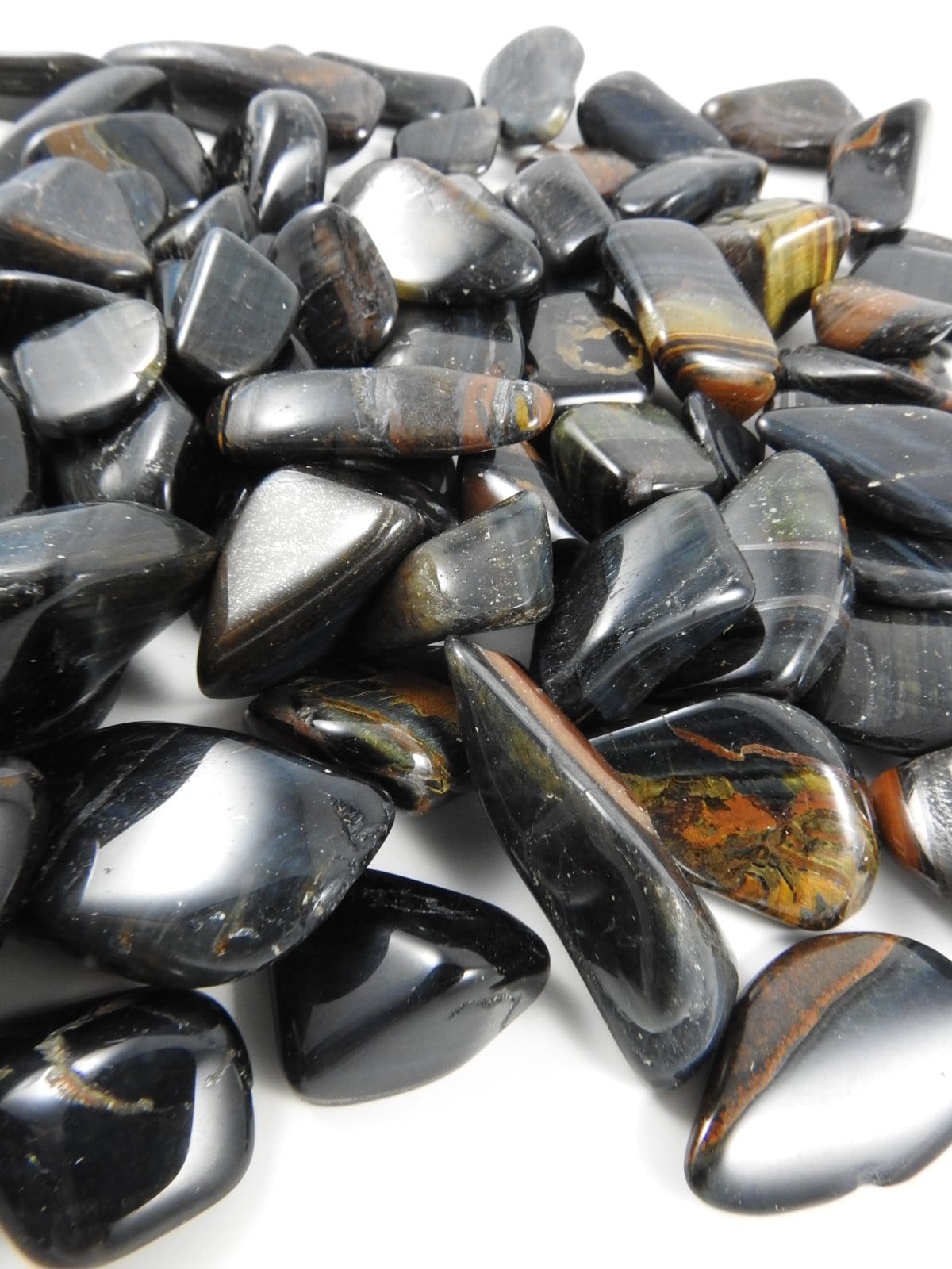 Natural Blue & Brown Tiger Eye Stone Beads - Bulk Wholesale for Jewelry Making, Healing Crystals & Meditation - Perfect for Necklaces, Bracelets & DIY Crafts
