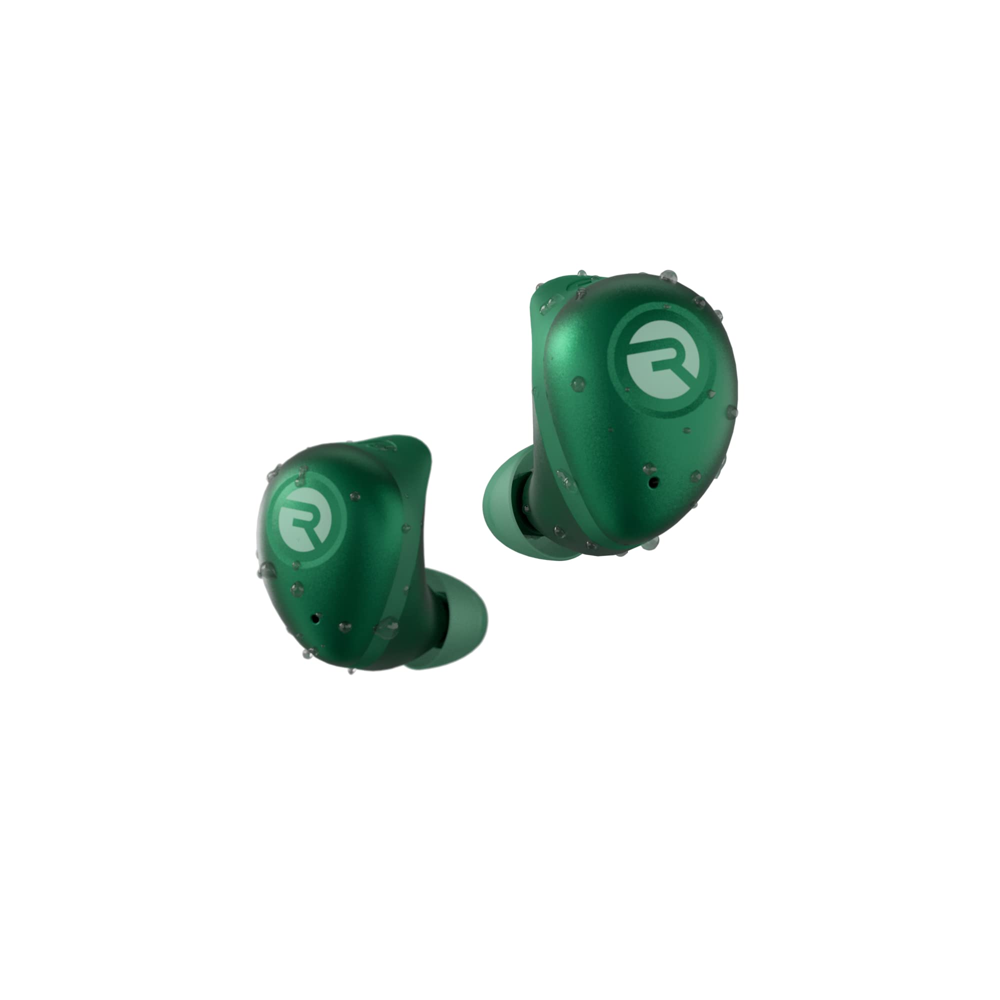 Raycon Fitness Bluetooth True Wireless Earbuds - Green | Sweatproof Wireless Earbuds for Running, Gym & Workouts | Secure Fit Earphones with Long Battery Life