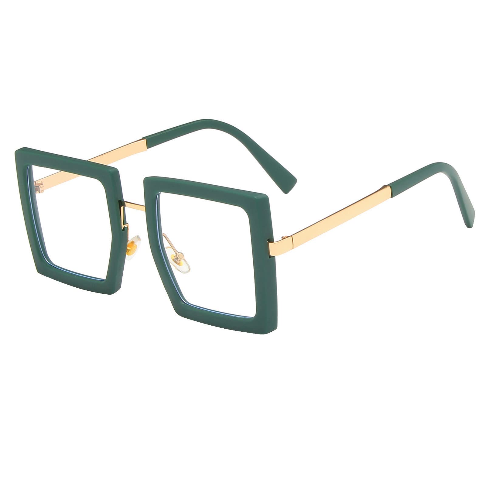 Tuplbcv Retro Women's Sunglasses - Vintage UV Protection Eyewear for Women - Trendy Green One Size - Perfect for Beach, Outdoor & Summer Fashion
