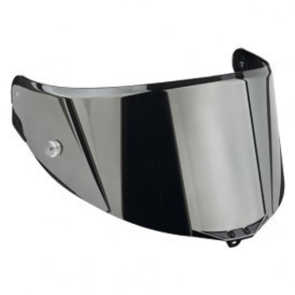 AGV Race 2 Motorcycle Helmet Anti-Scratch Visor - Iridium Silver Coating for UV Protection & Clear Vision | Perfect for Racing, Track Days & Street Riding