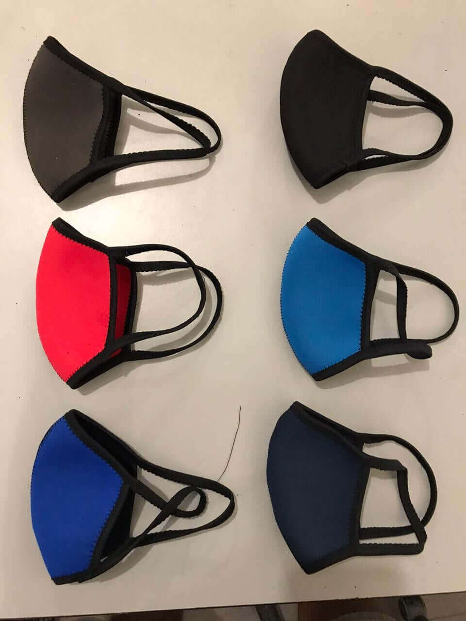 Royal Blue Neoprene Washable Face Mask with Antiviral Filter - Reusable & Breathable for Daily Use, Travel, and Outdoor Activities