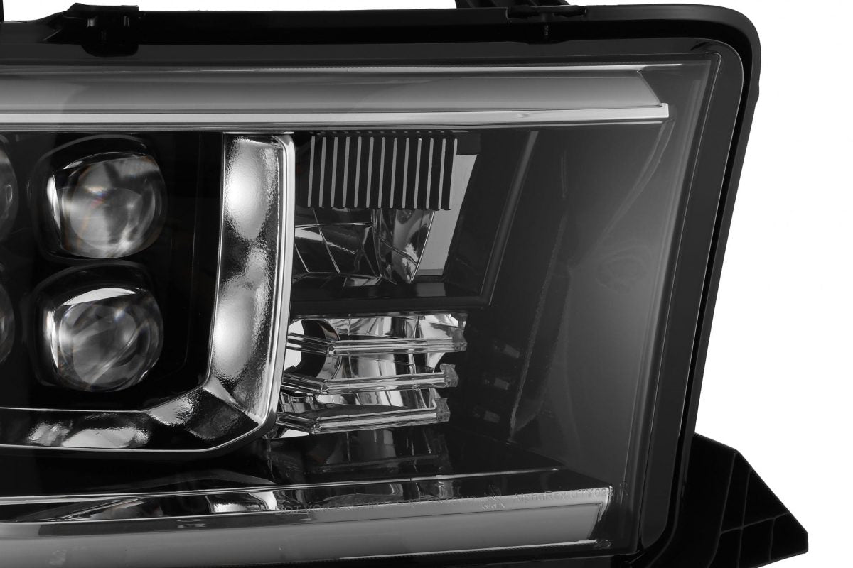 07-13 Toyota Tundra & 08-17 Toyota Sequoia NOVA Series LED Projector Headlights - Black Housing with Adjustable Leveling - Upgrade Your Night Driving Visibility for Off-Road & Highway Safety