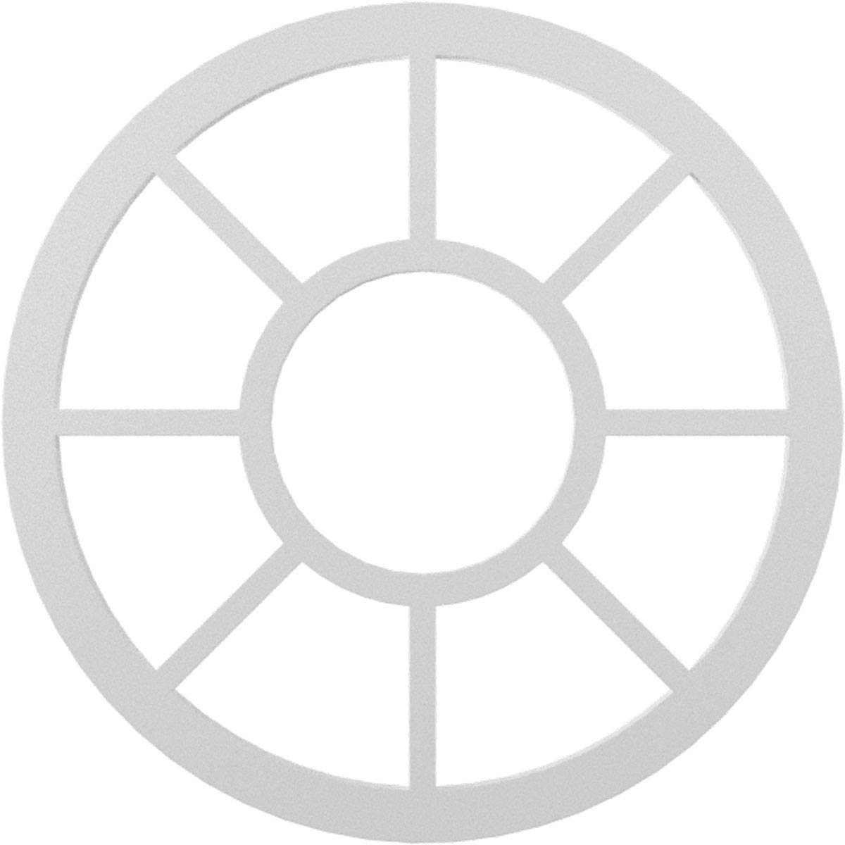 Ekena Millwork CMPP40GR Grace Architectural Grade PVC Pierced Urethane Ceiling Medallion - 40