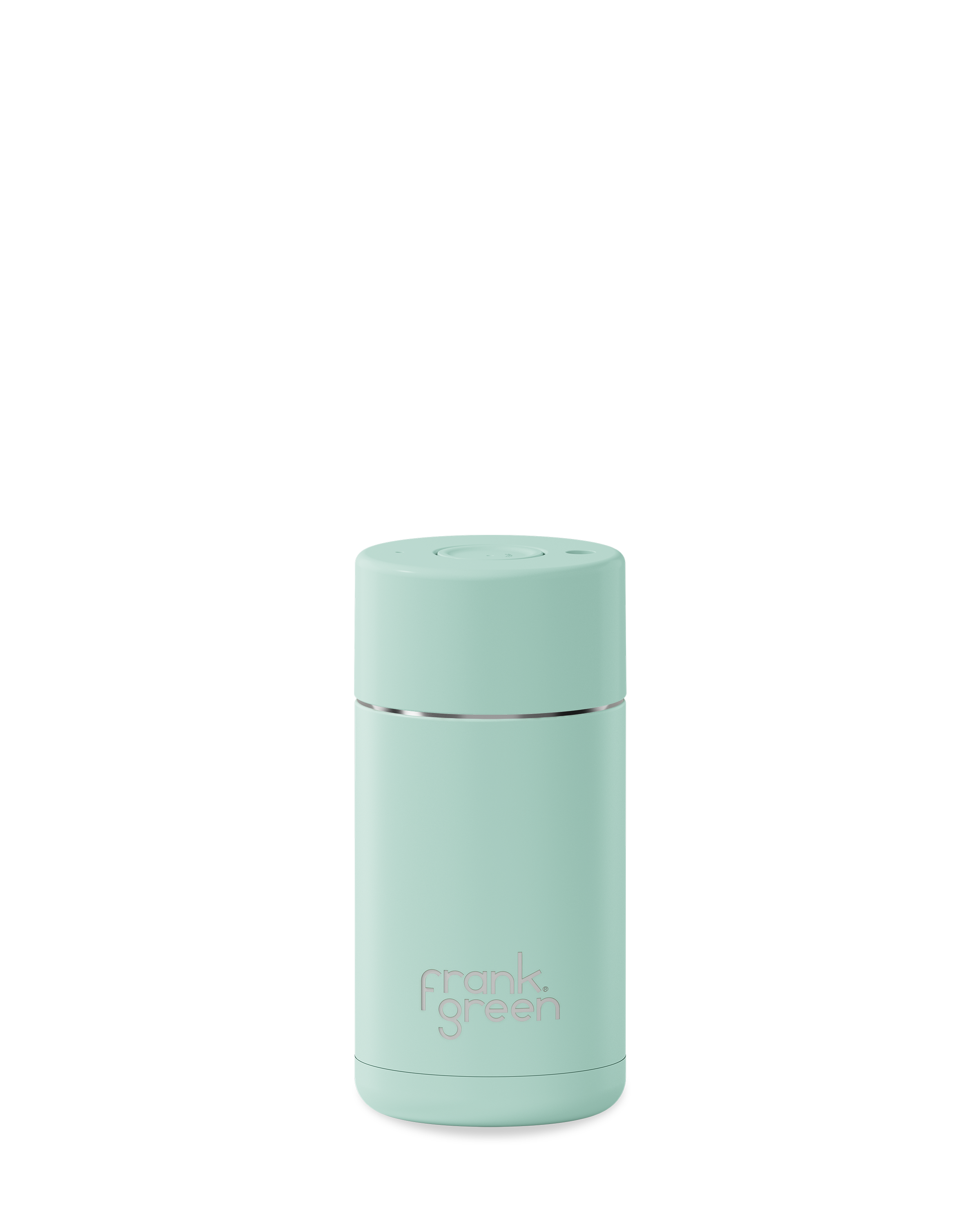12oz Ceramic Reusable Coffee Cup with Lid - 355ml Insulated Travel Mug, Peppermint Green - Perfect for Hot/Cold Drinks, Office, Camping & Eco-Friendly Lifestyle