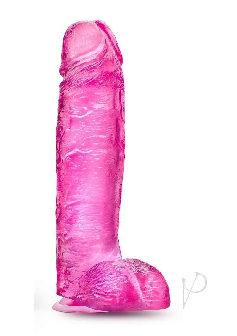 BYours Plus Big N' Bulky Realistic Dildo with Suction Cup - Large Pink Adult Toy for Couples & Solo Play - Perfect for Bedroom Fun & BDSM Scenes